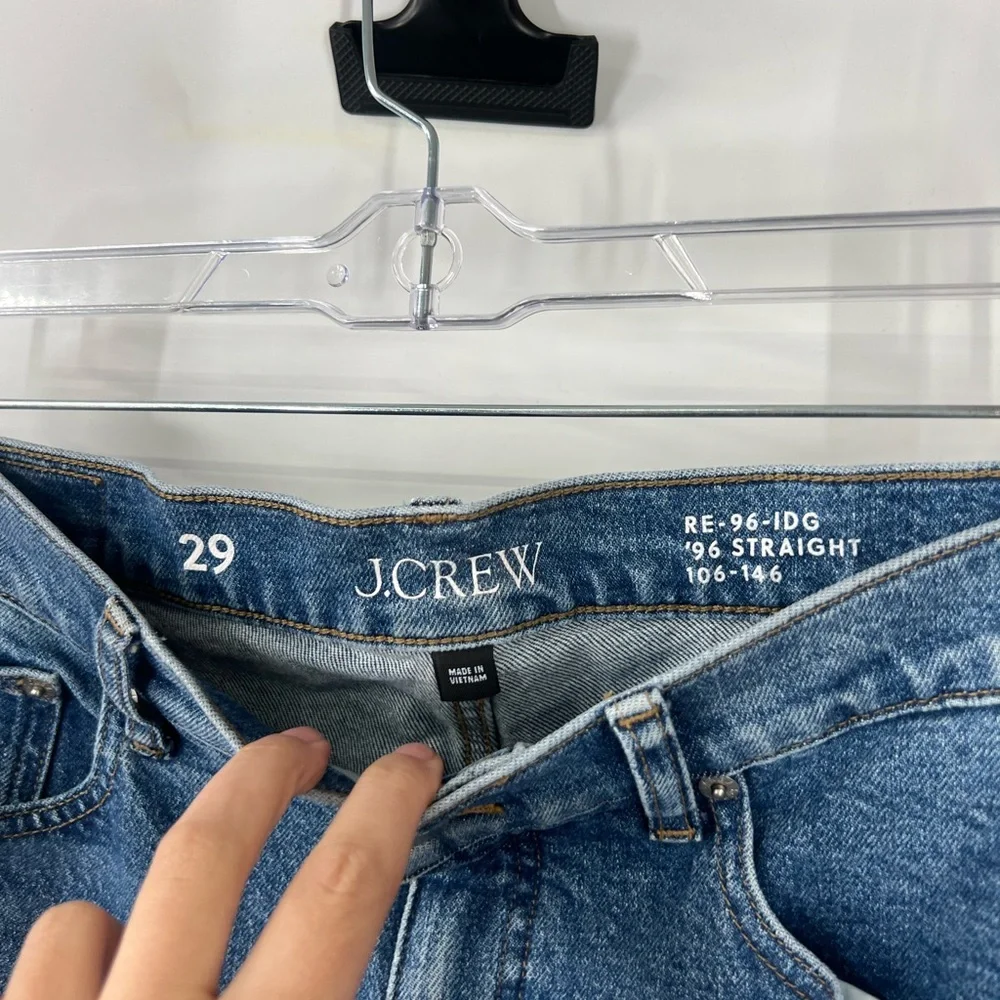 J. Crew Slim Straight High Rise Jeans